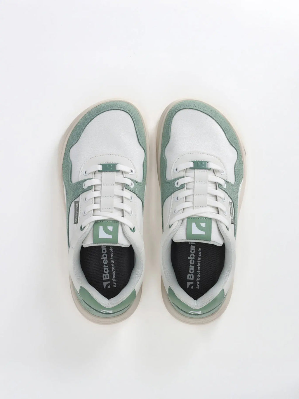 Barebarics - Zing Blanc & Vert - Chaussures barefoot