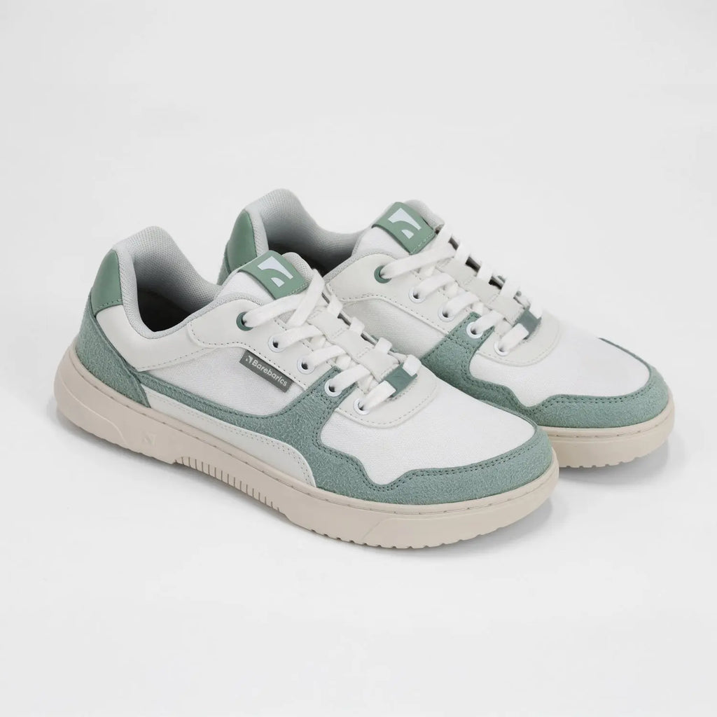 Barebarics - Zing Blanc & Vert - Chaussures barefoot