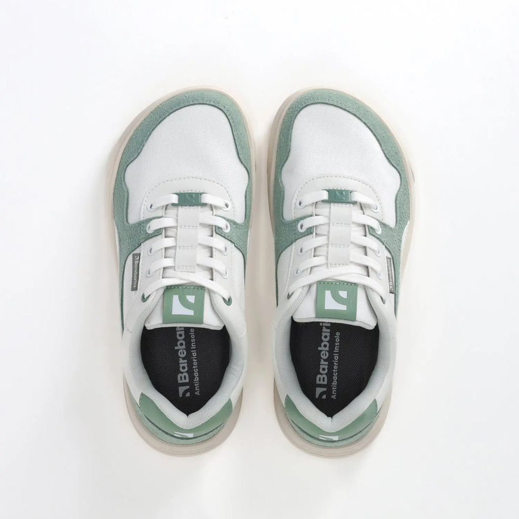 Barebarics - Zing Blanc & Vert - Chaussures barefoot
