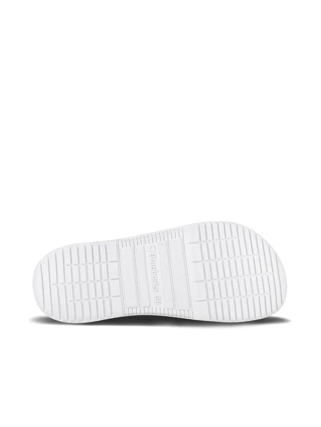 Barebarics - Zing White & Light Grey Leather - Zapatillas barefoot unisex blanco y gris claro
