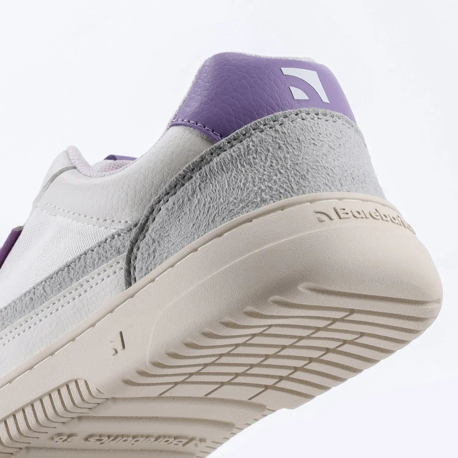 Barebarics - Zing White & Purple - Zapatillas barefoot unisex blanco y morado