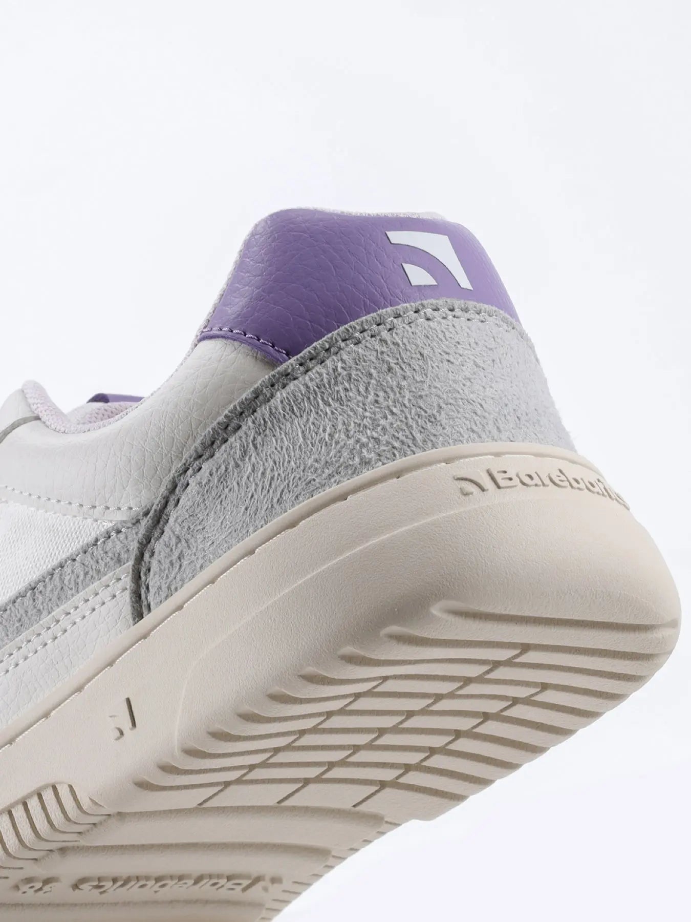 Barebarics - Zing White & Purple - Zapatillas barefoot unisex blanco y morado