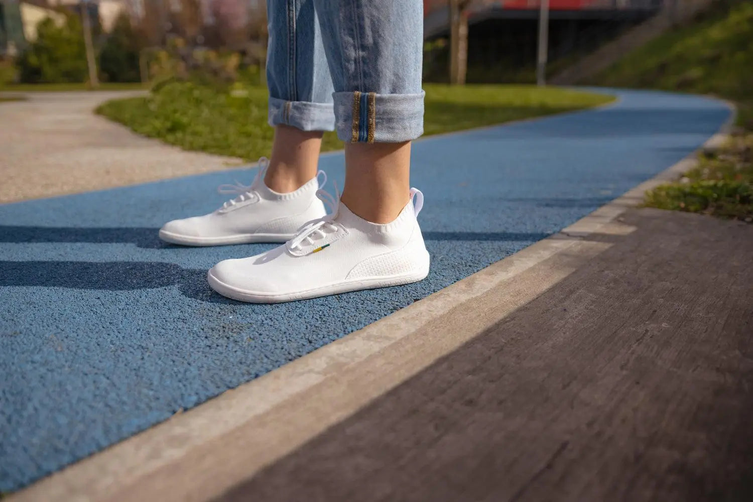 Barefoot zapatillas Be Lenka Stride - All White