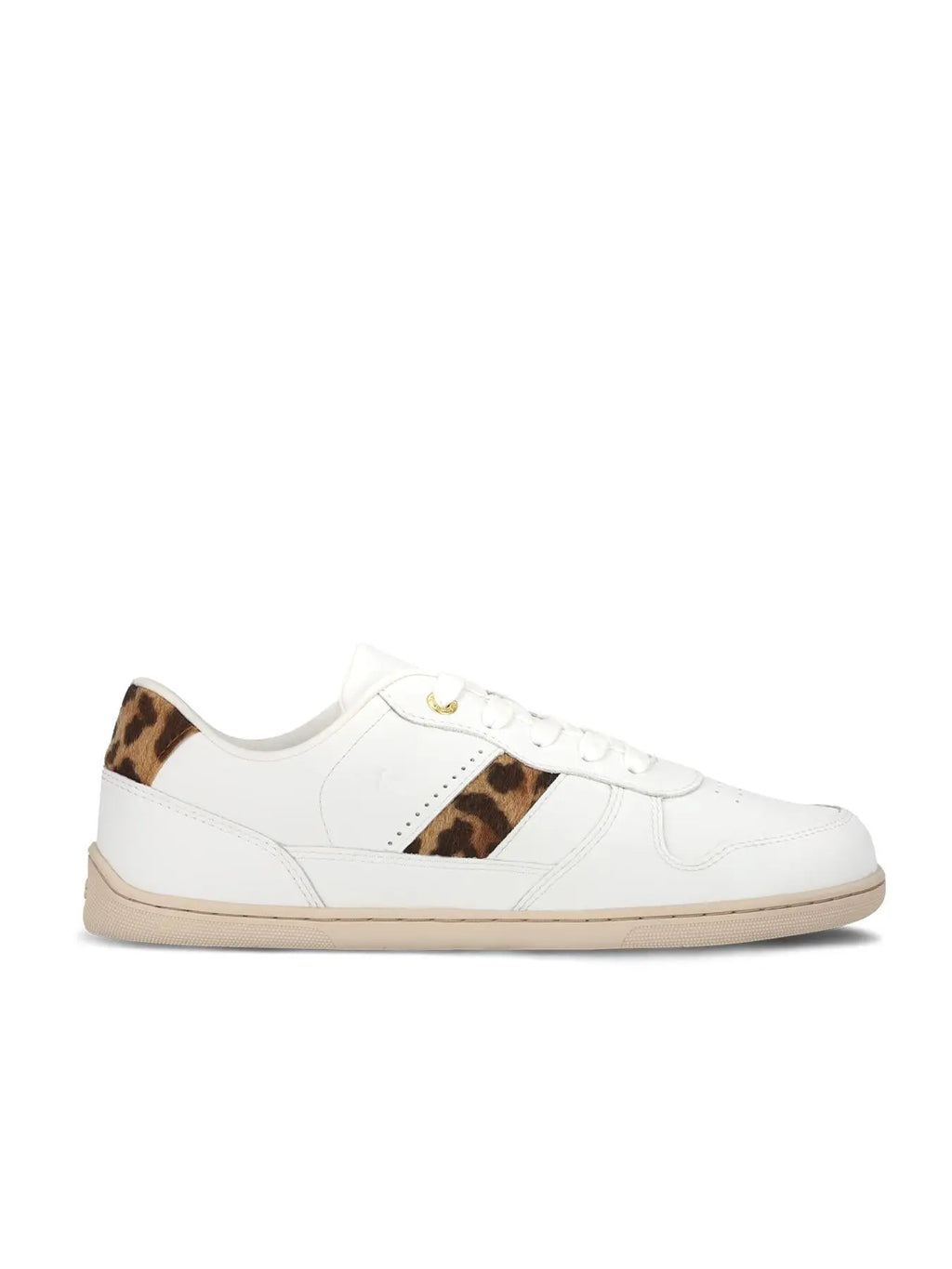 Be Lenka - Cellestia White & Leopard - Zapatillas barefoot para mujer blanco y leopardo