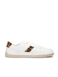 Be Lenka - Cellestia White & Leopard - Zapatillas barefoot para mujer blanco y leopardo