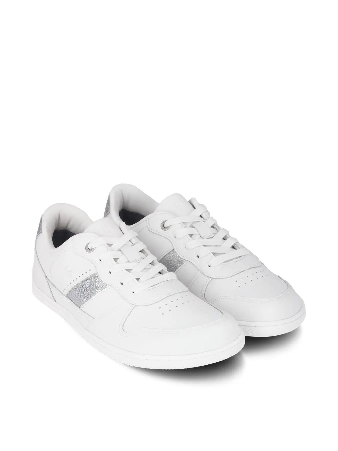 Be Lenka - Cellestia White & Silver - Zapatillas barefoot unisex blanco y plateado