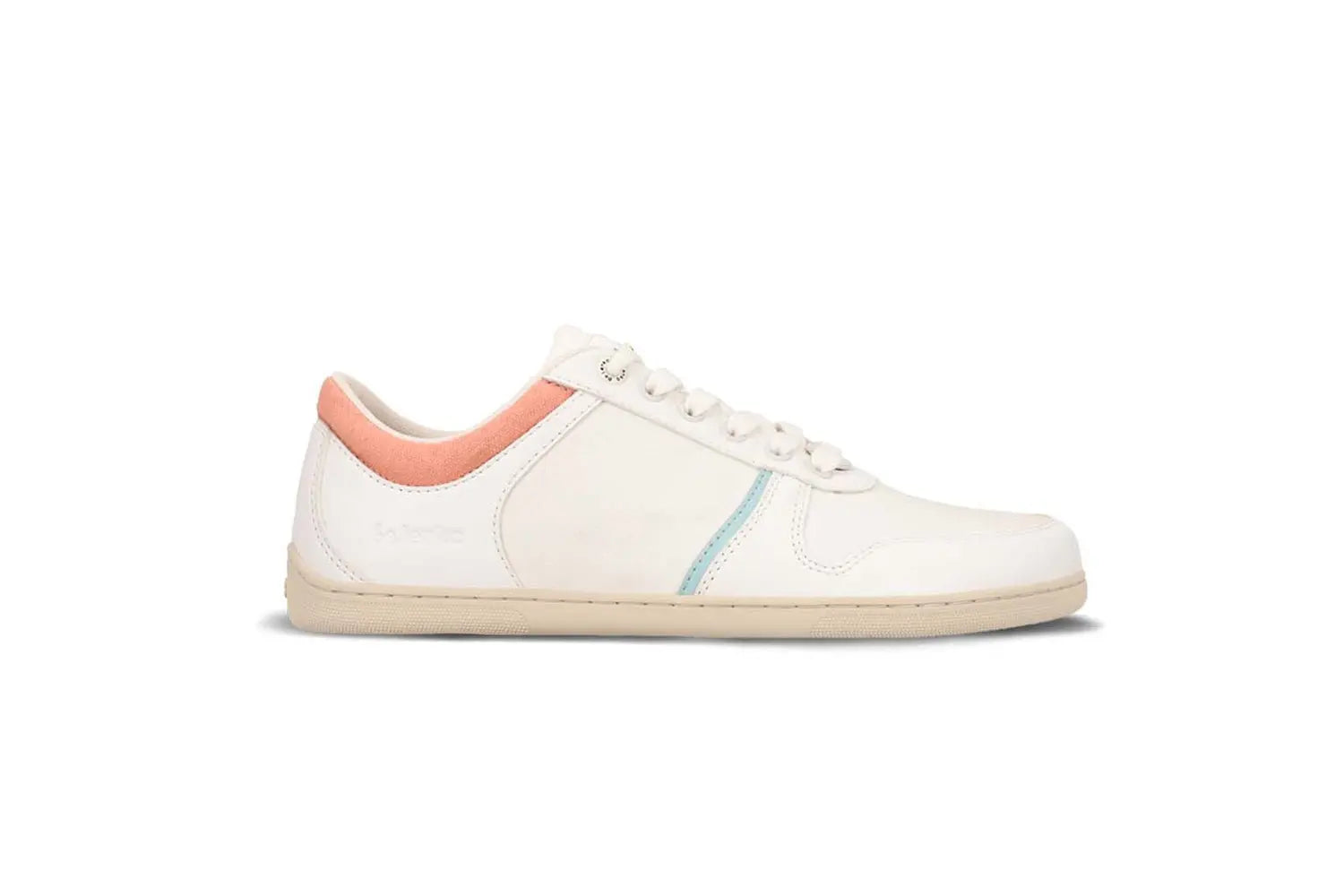 Be Lenka - Echo White & Cotton Candy Vegan - Zapatillas barefoot unisex veganas blanco y rosa