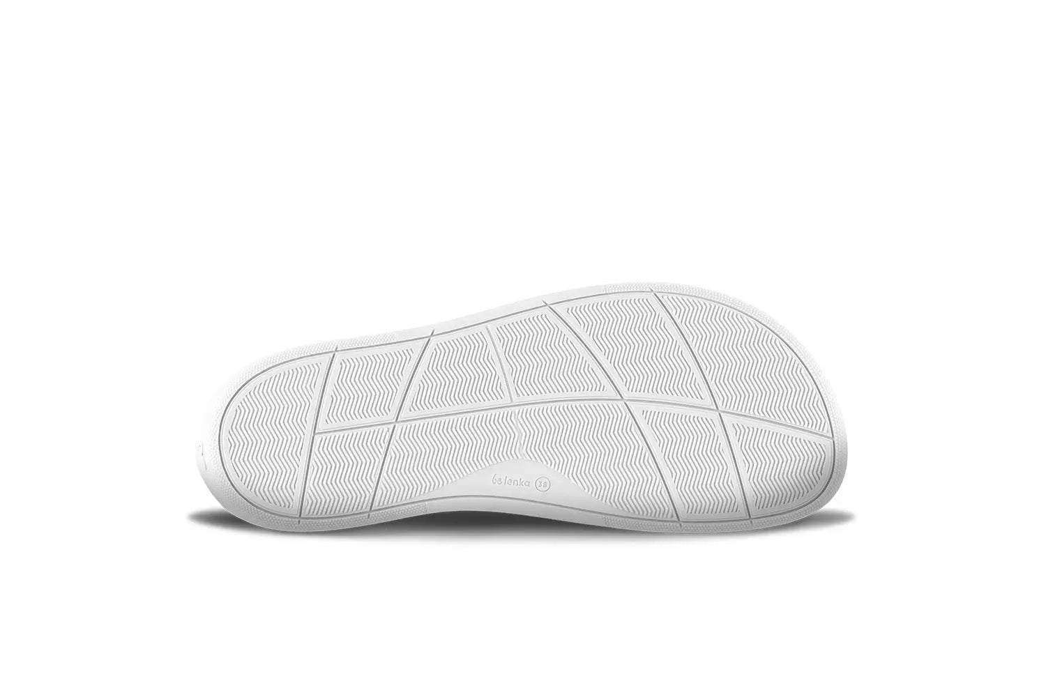 Be Lenka - Elite White & Pink - Zapatillas barefoot unisex blanco y rosa