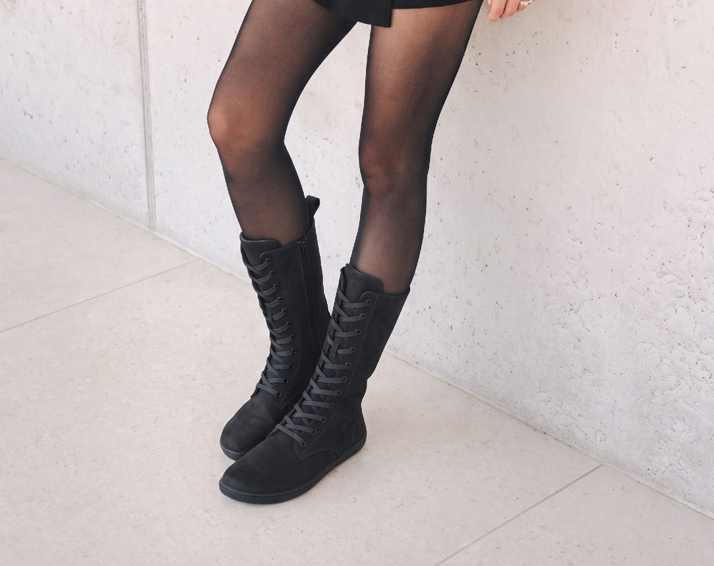 Be Lenka Evon Dark Black - Botas barefoot