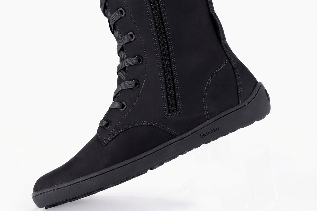 Be Lenka Evon Dark Black - Botas barefoot