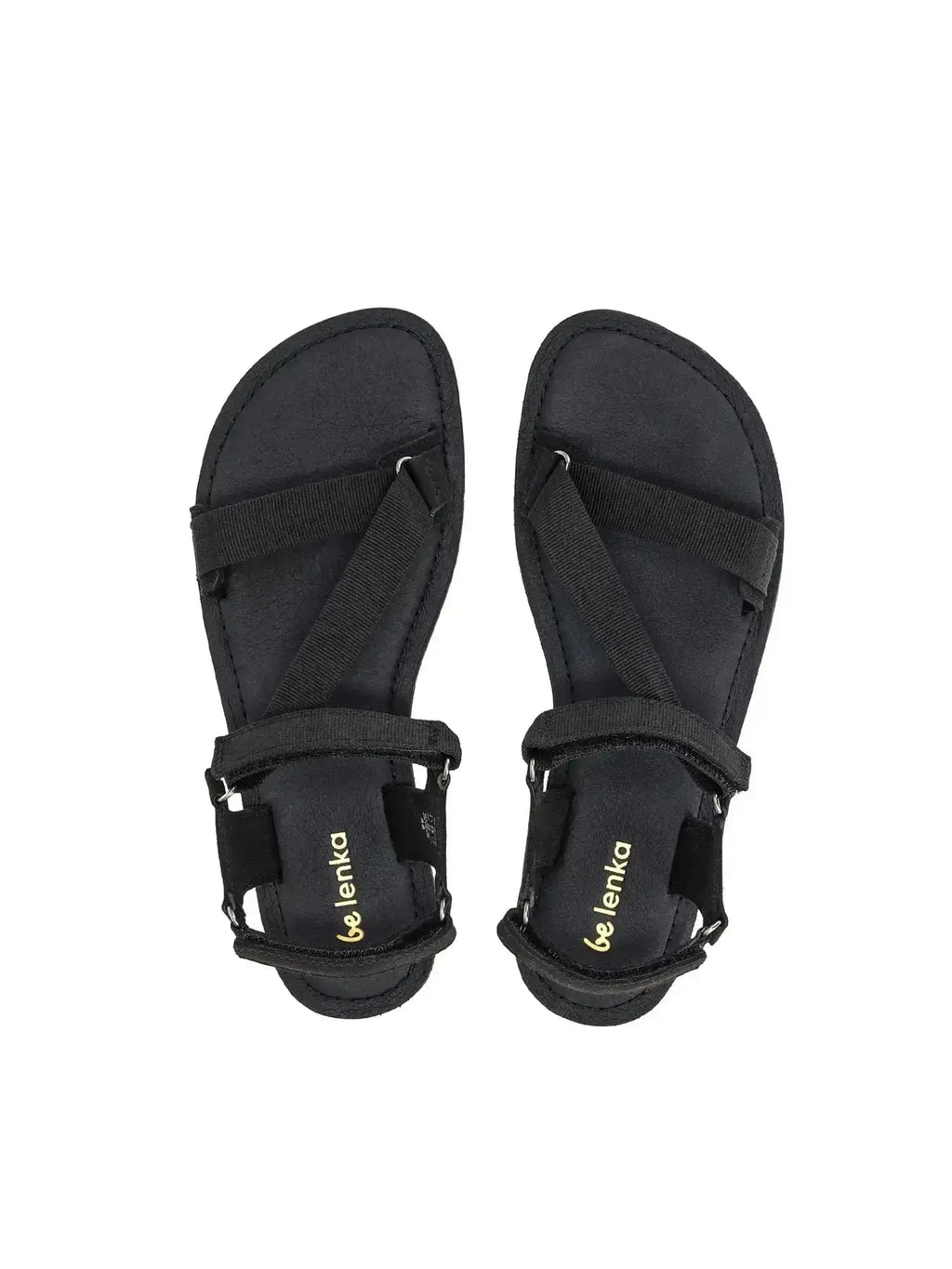 Be Lenka Flexi 2.0 Black - Sandalias barefoot para mujer