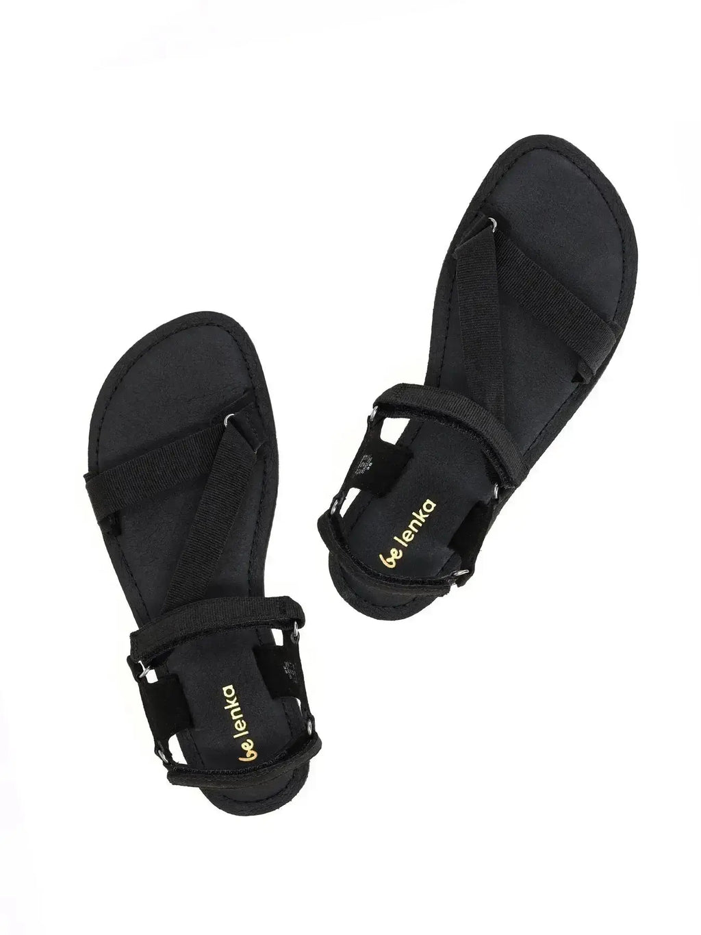 Be Lenka Flexi 2.0 Black - Sandalias barefoot para mujer