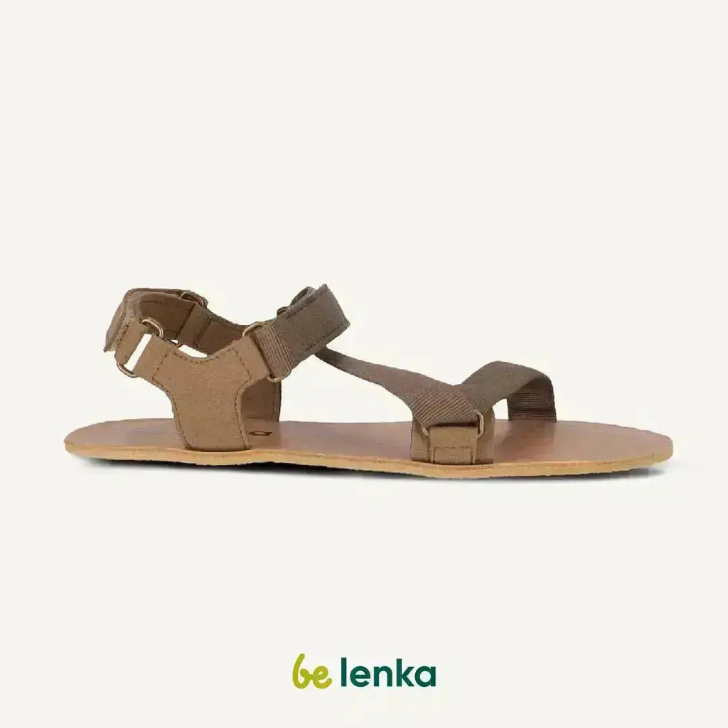 Be Lenka - Flexi Olive Green - Sandalias barefoot verde olivo para mujer