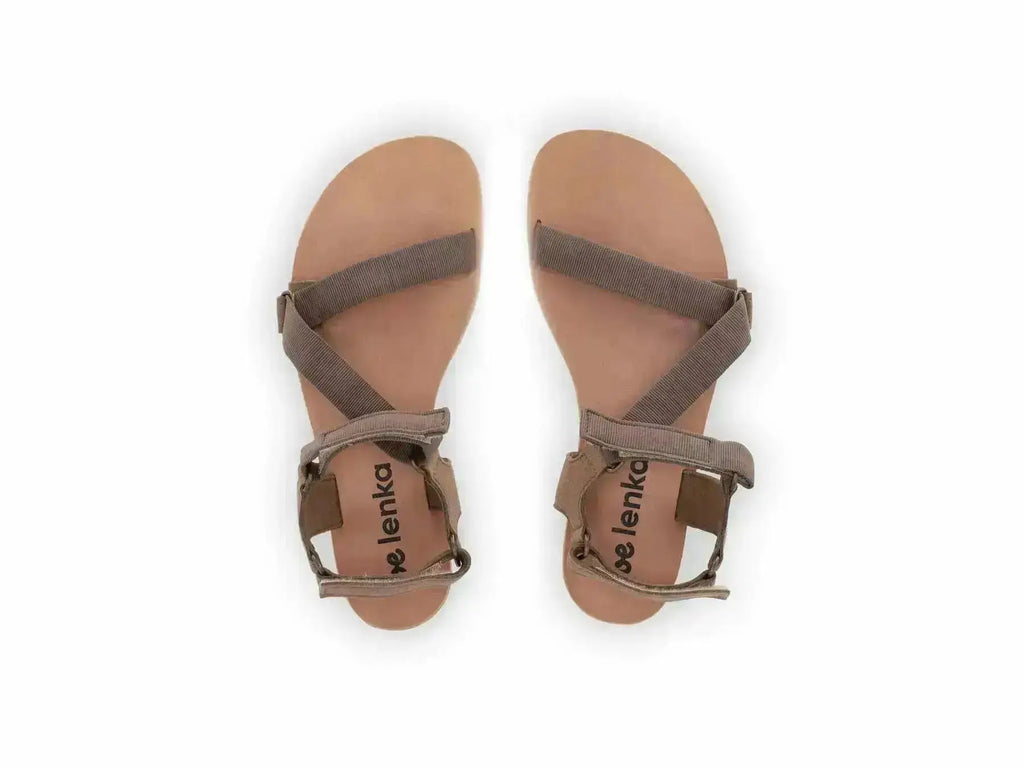 Be Lenka - Flexi Olive Green - Sandalias barefoot verde olivo para mujer