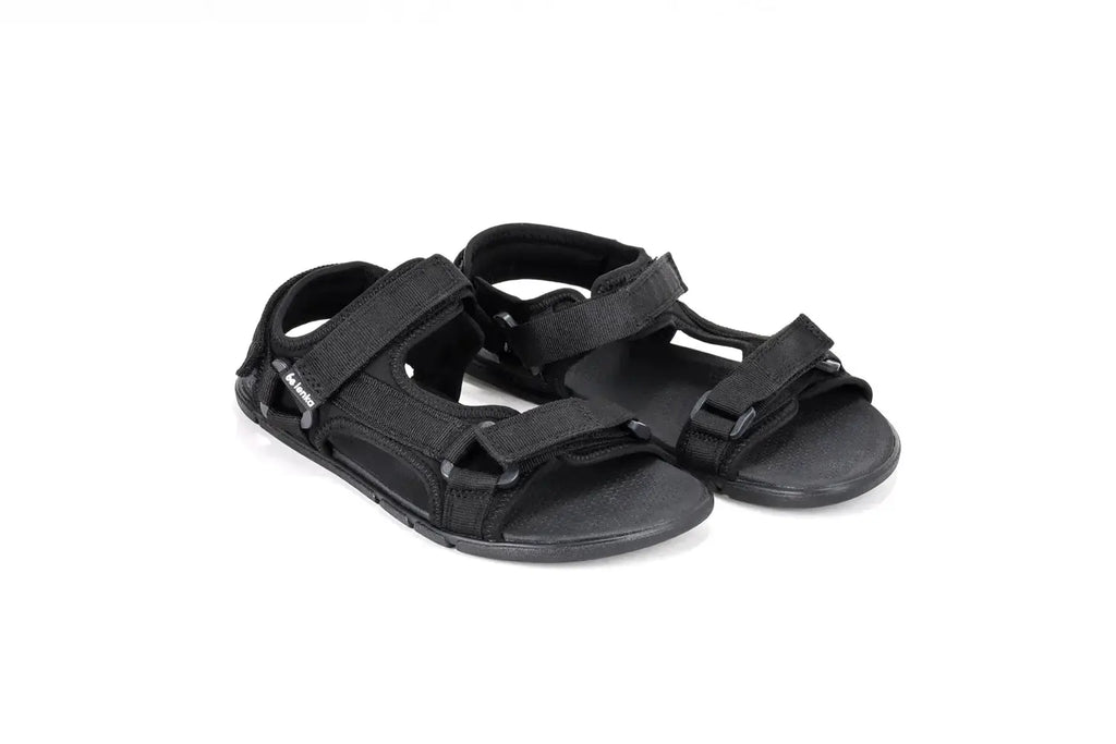 Be Lenka - Flow All Black - Sandalias barefoot unisex negras