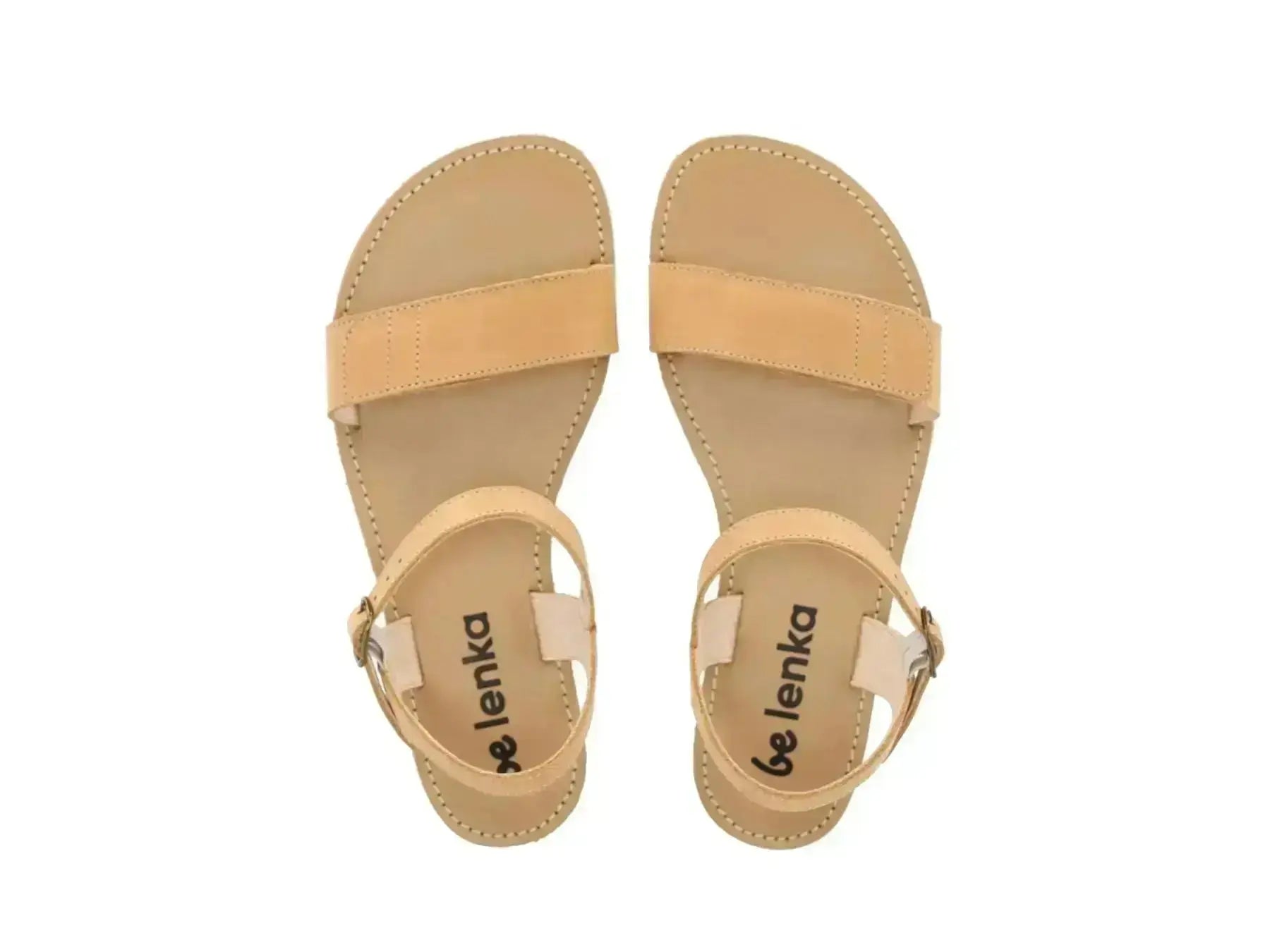 Be Lenka Grace Sand - Sandalias barefoot beige para mujer