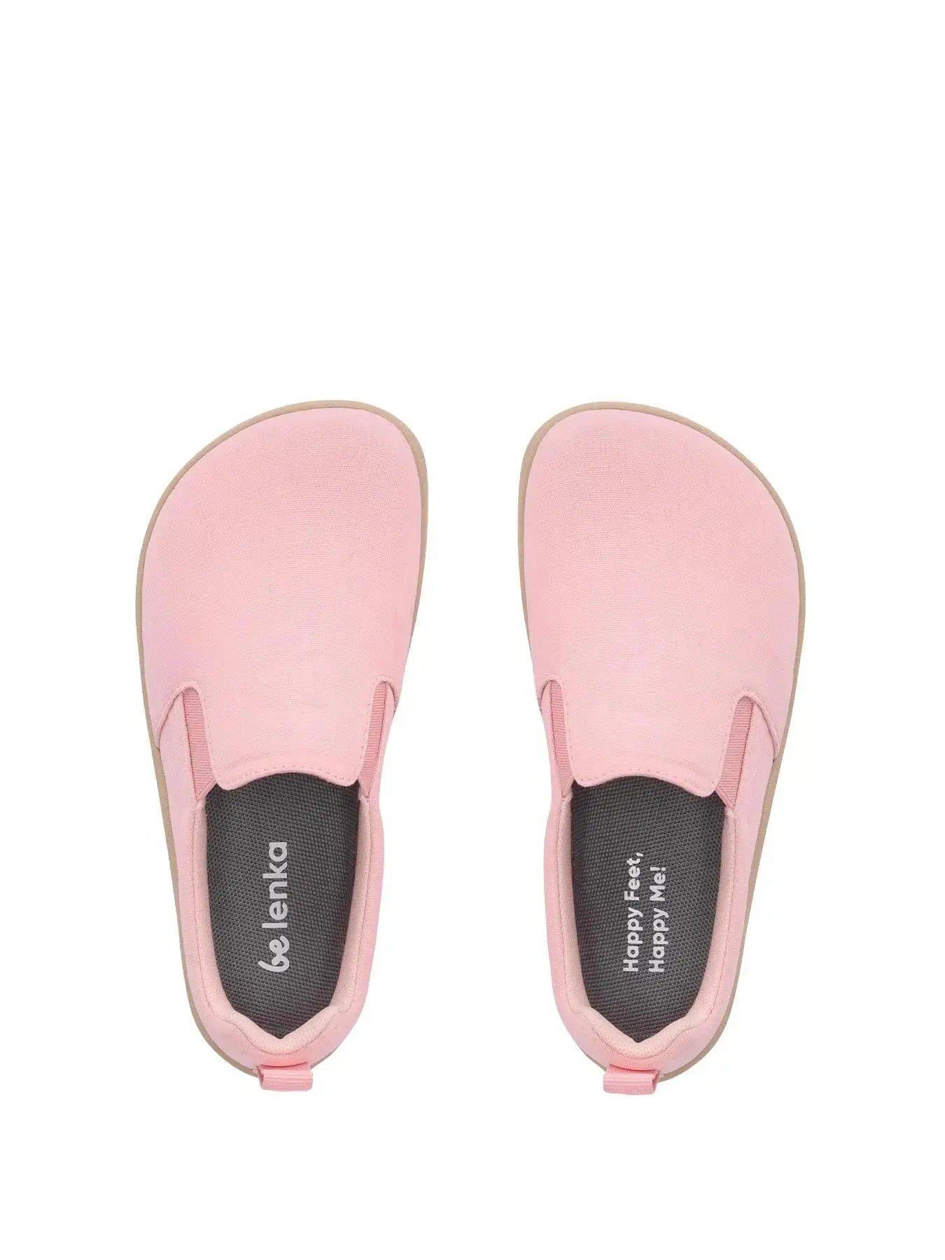 Be Lenka Kids - Aura Cotton Candy Pink - Zapatillas sin cordones barefoot infantiles rosas