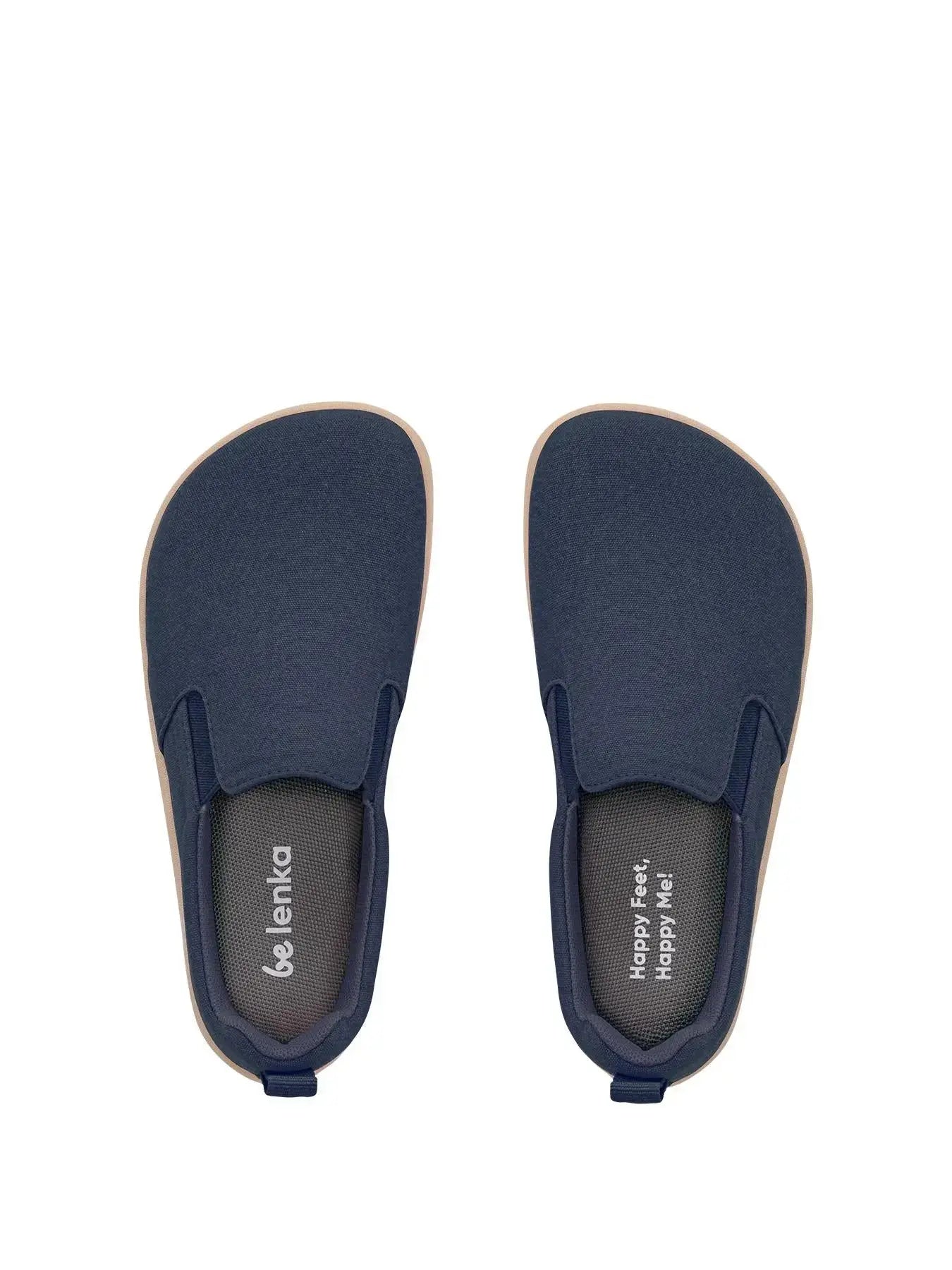 Be Lenka Kids - Aura Navy - Zapatillas sin cordones barefoot infantiles azul marino
