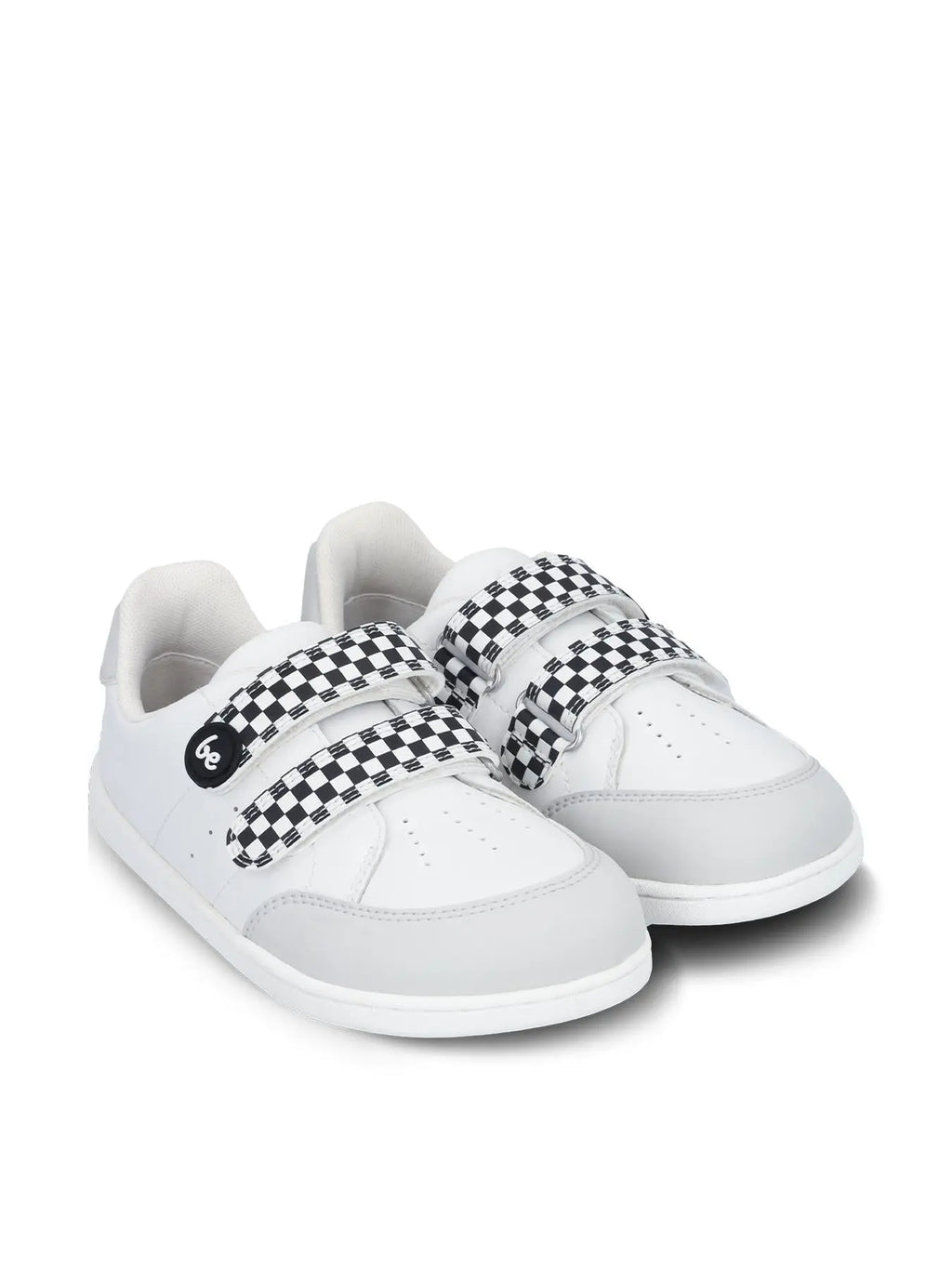 Be Lenka Kids - Energise White & Checkerboard - Chaussures barefoot
