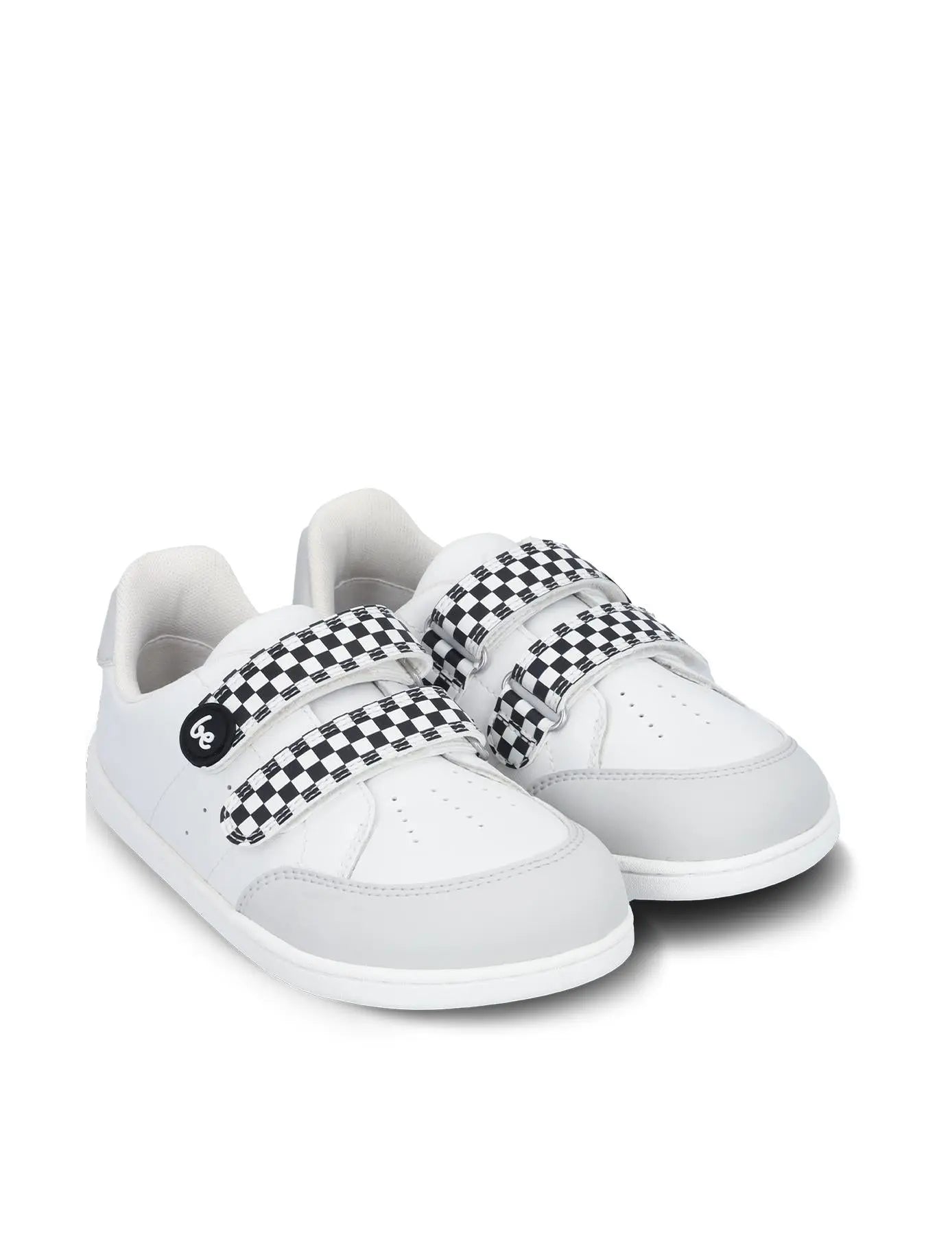 Be Lenka Kids - Energise White & Checkerboard - Chaussures barefoot