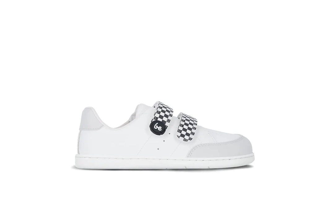 Be Lenka Kids - Energise White & Checkerboard - Chaussures barefoot