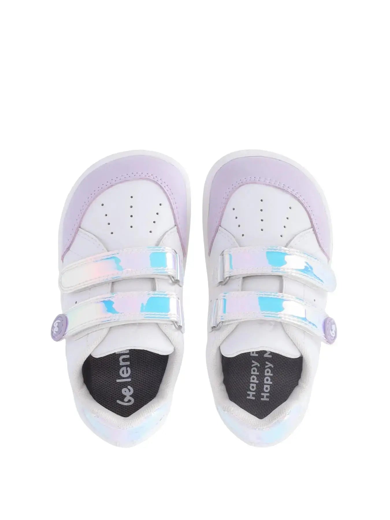 Be Lenka Kids - Energise Preschool White & Iridescent - Deportivas respetuosas primeros pasos blanco