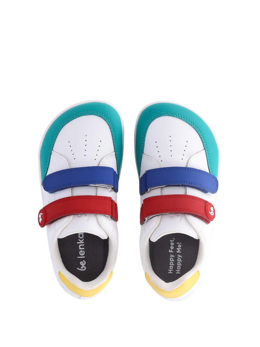Be Lenka Kids - Energise Preschool White & Multicolour - Zapatillas barefoot
