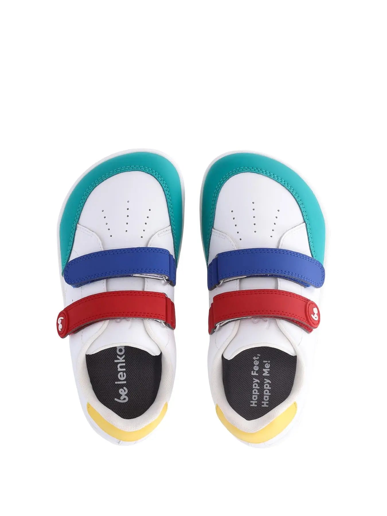 Be Lenka Kids - Energise Preschool White & Multicolour - Zapatillas barefoot