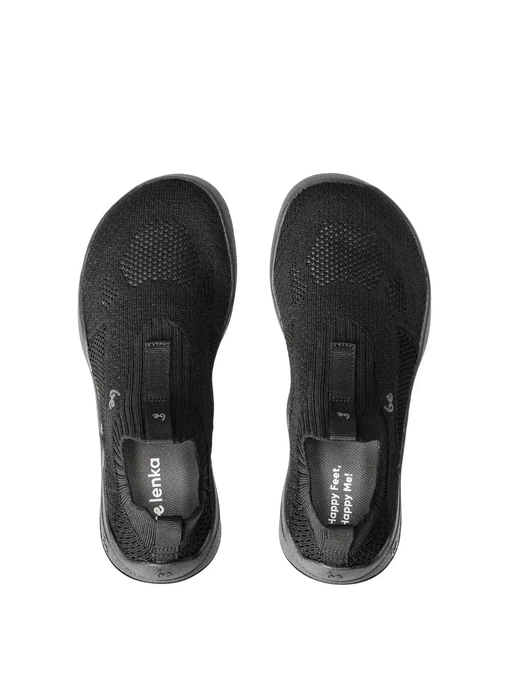 Be Lenka Kids - Luppo Junior All Black - Chaussures barefoot slip-on