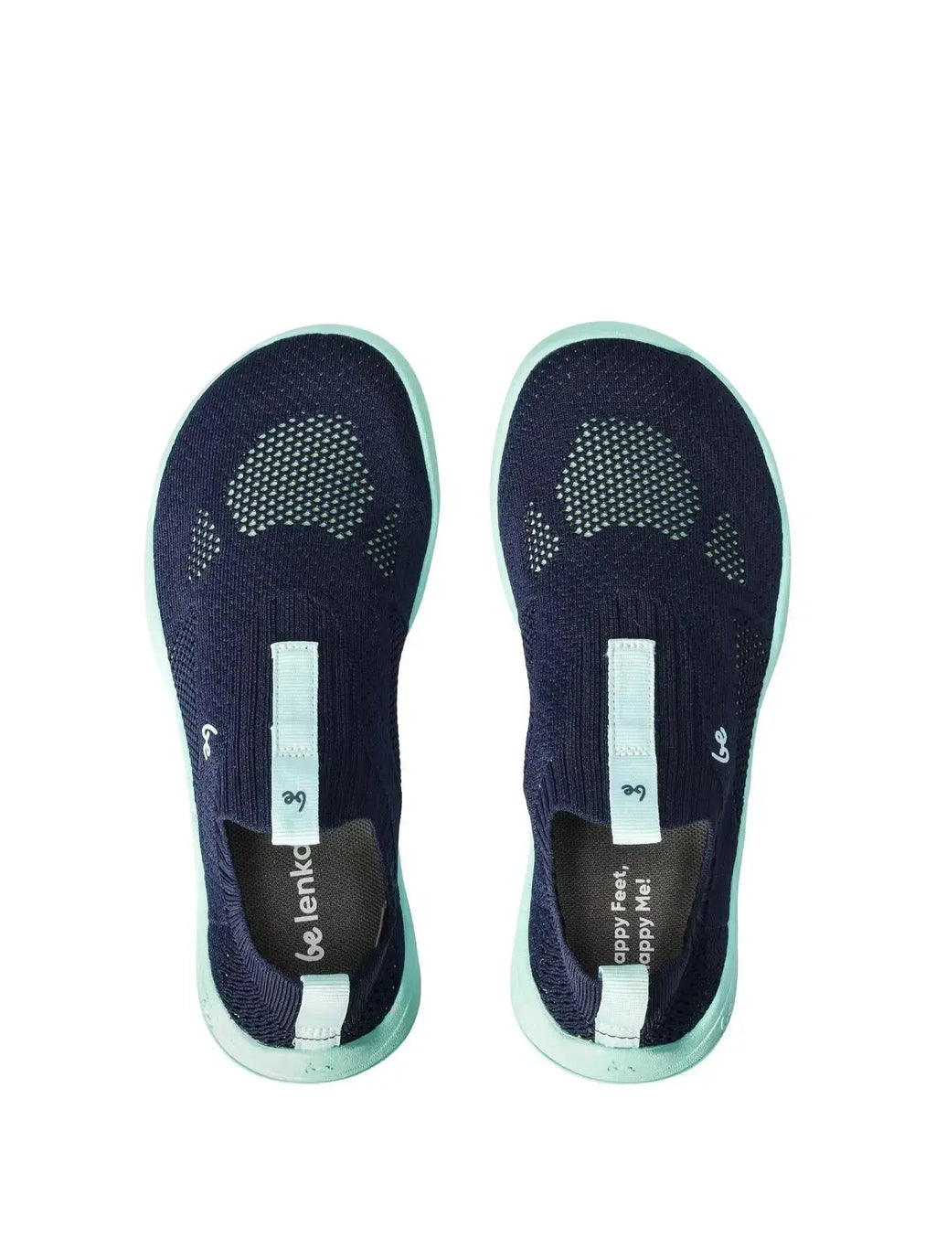 Be Lenka Kids - Luppo Junior Bleu & Aqua - Chaussures minimalistes à enfiler