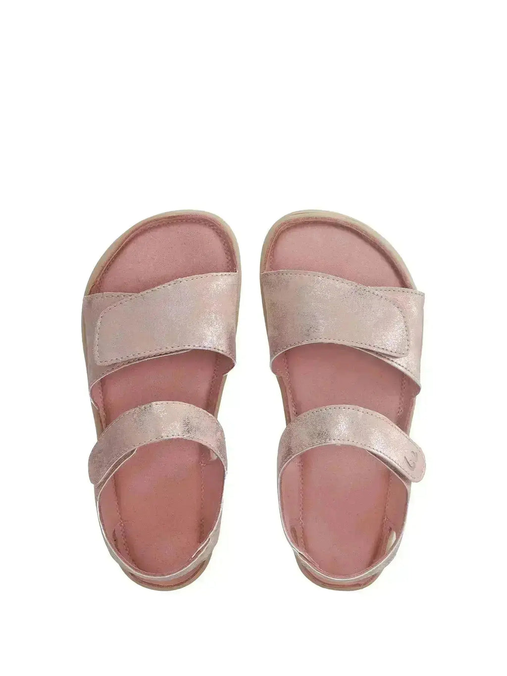 Be Lenka Kids - Miami Coral Sparkle - Sandalias barefoot infantiles rosa