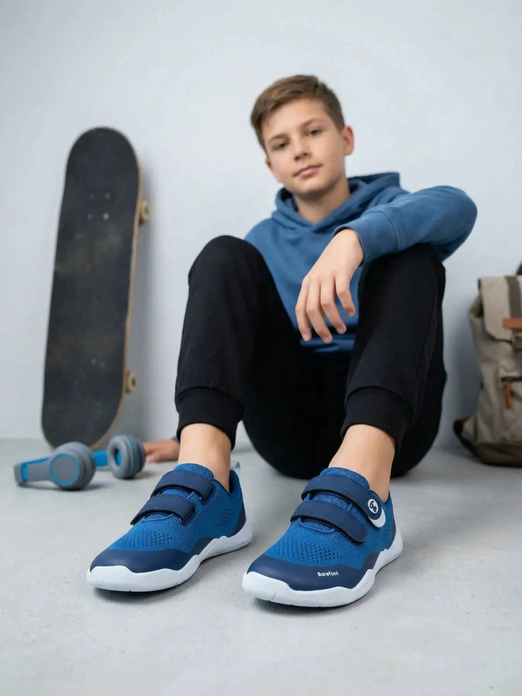 Be Lenka Kids - Nubo Junior Blue - Zapatillas barefoot
