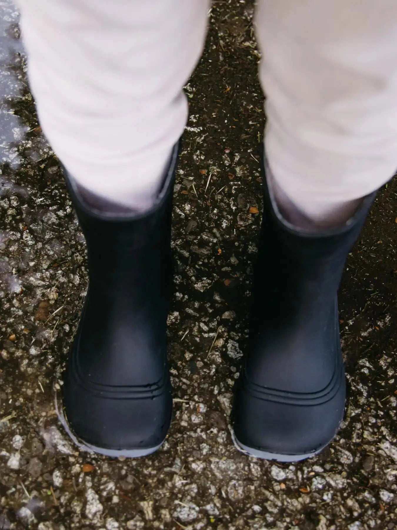 Be Lenka Kids - Pudds Black - Bottes de pluie barefoot