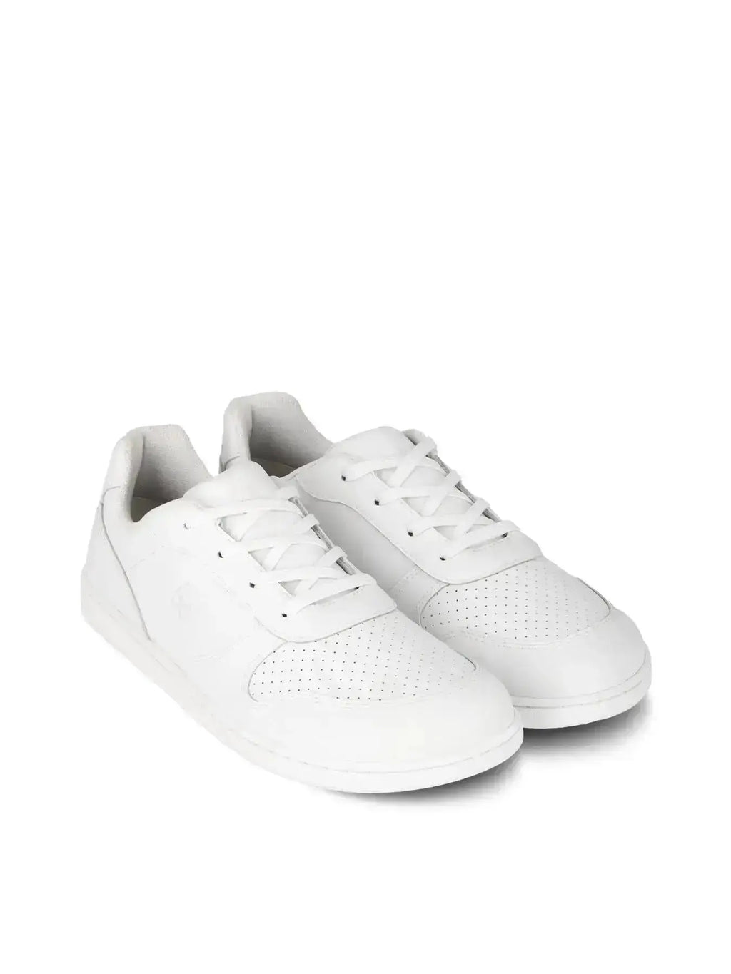 Be Lenka Kids - Scoot Junior All White - Zapatillas colegiales barefoot infantiles blancas