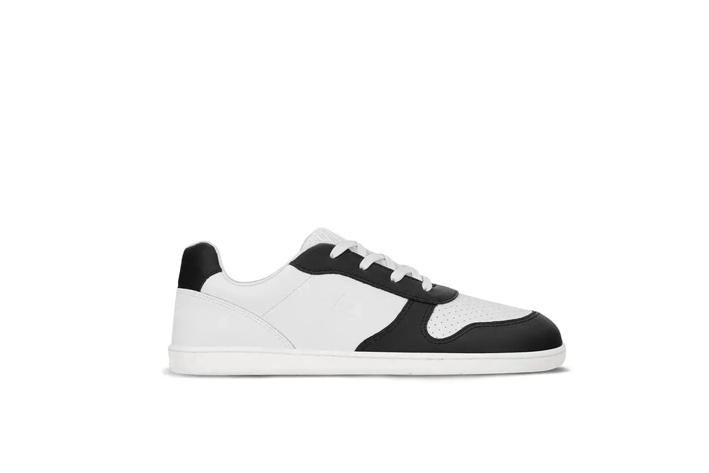 Be Lenka Kids - Scoot Junior White & Black - Zapatillas barefoot infantiles blanco y negro