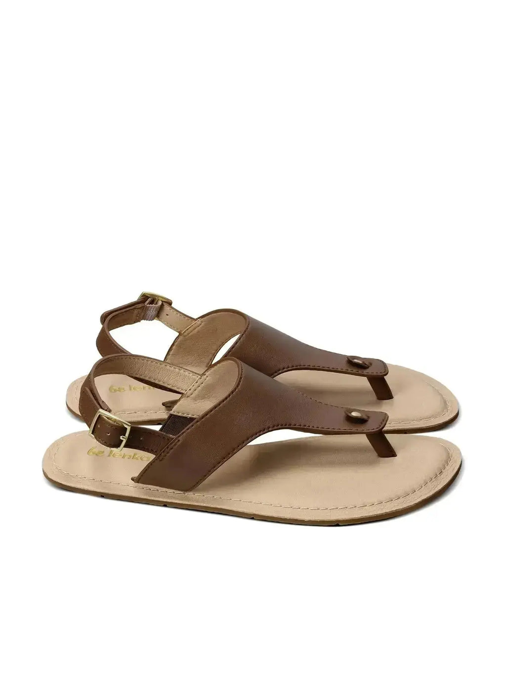 Be Lenka - Promenade Dark Brown - Sandalias barefoot marrones para mujer