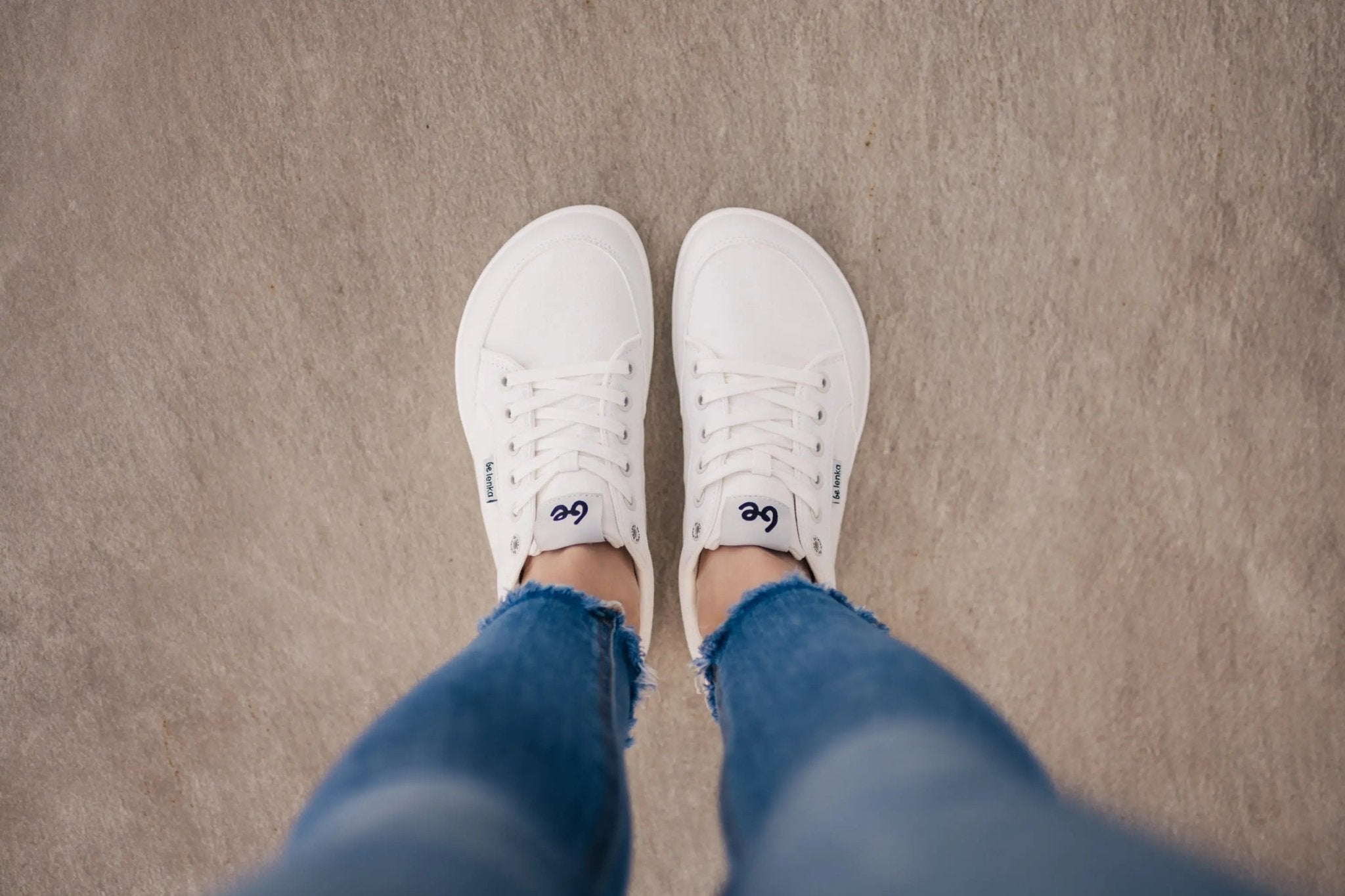 Be Lenka - Rebound All White - Lonetas barefoot unisex blancas