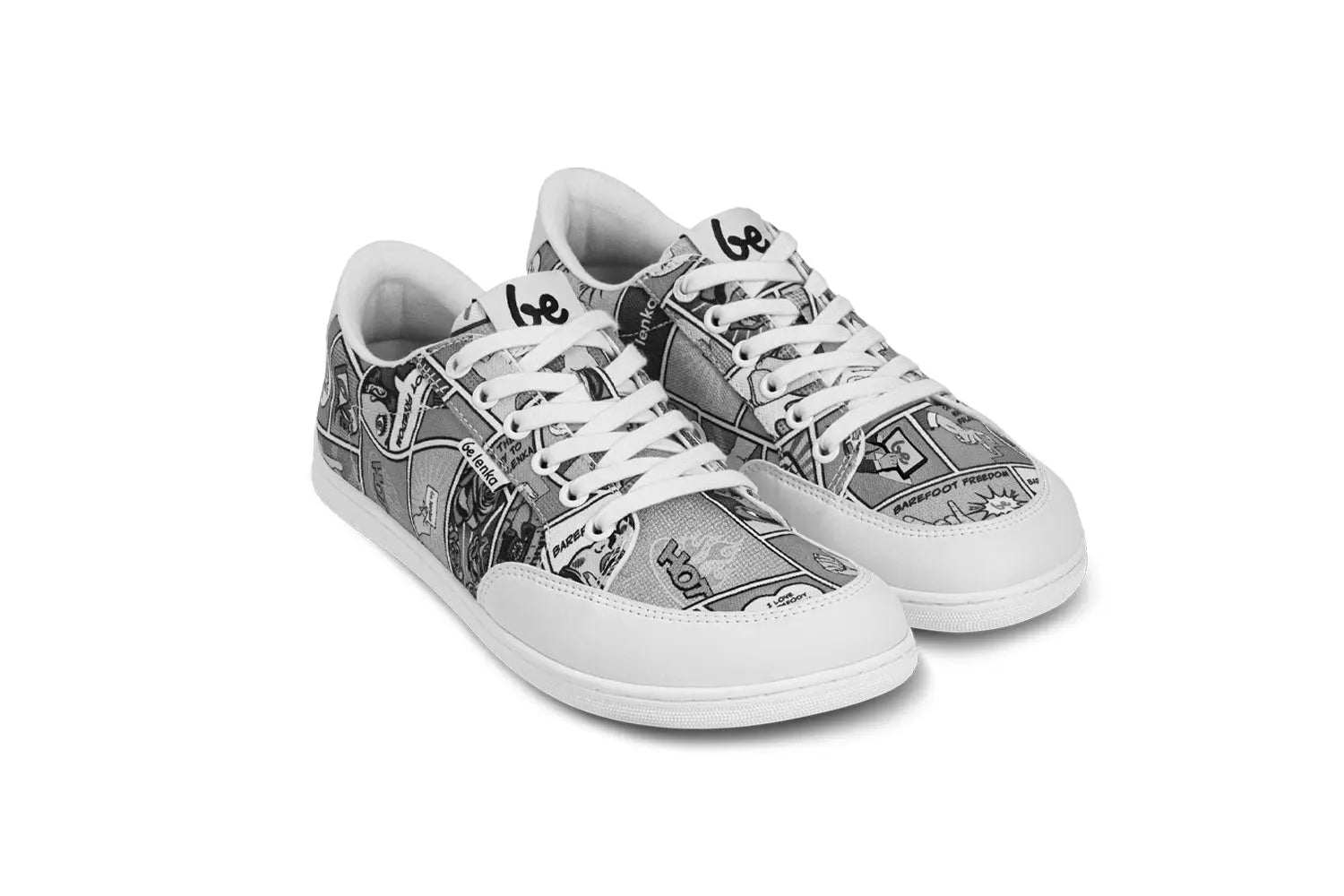 Be Lenka - Rebound Comics Black & White - Lonetas barefoot de comic en blanco y negro unisex