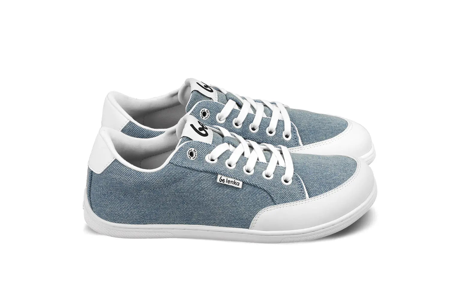 Be Lenka - Rebound Denim Light Blue - Lonetas barefoot azul claro de tela vaquera unisex