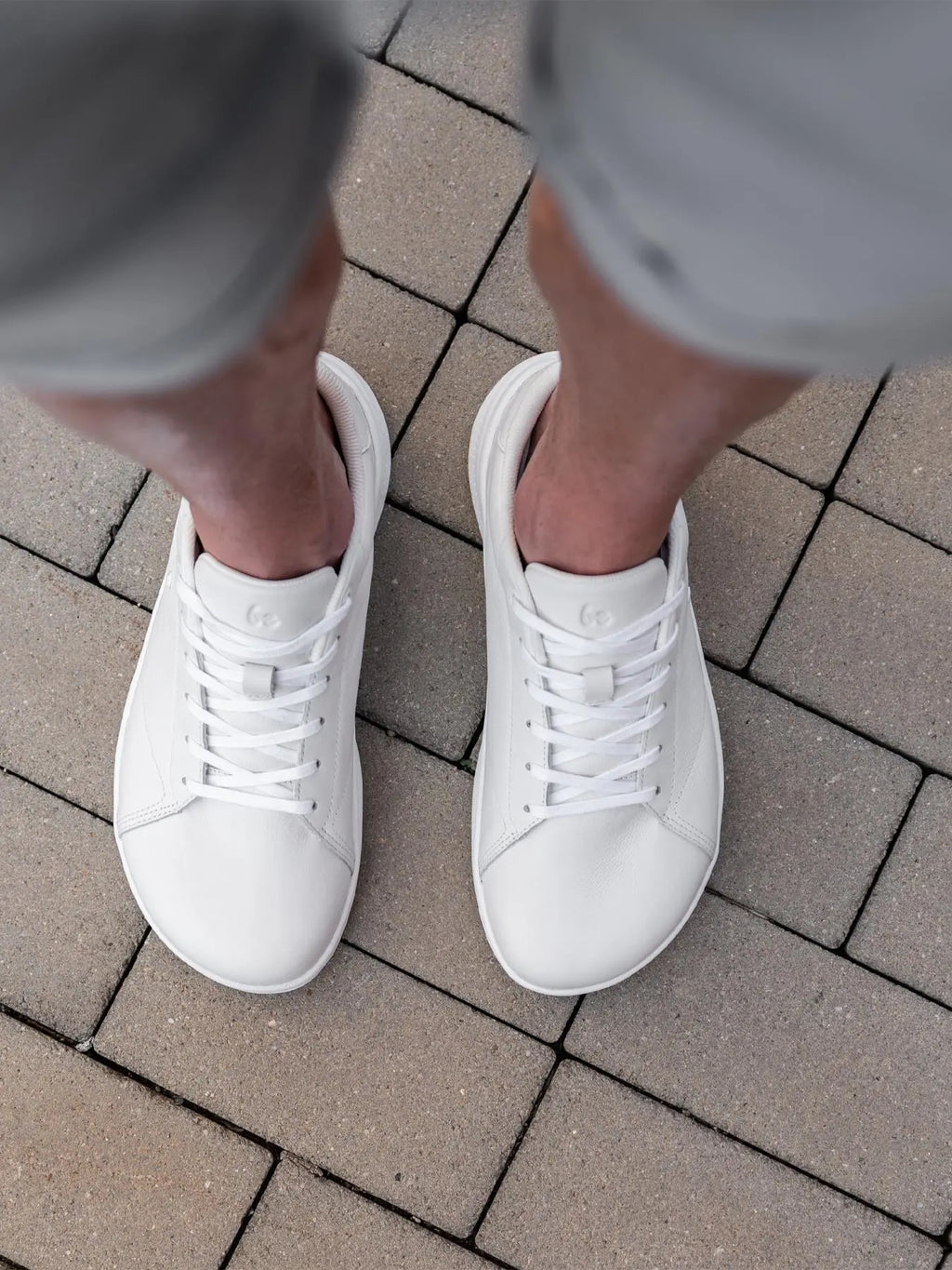 Be Lenka - Streetwise All White - Zapatillas barefoot de transición unisex blancas