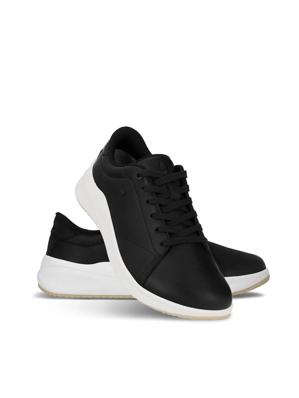 Be Lenka - Streetwise Black & White - Zapatillas barefoot de transición unisex negras