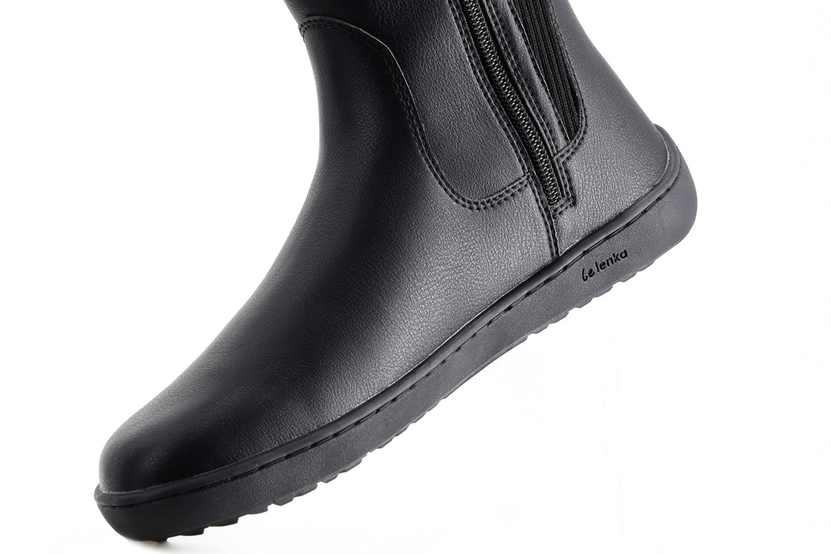 Be Lenka - Symphony Black - Botas altas barefoot