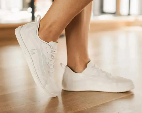 Be Lenka - Velocity All White - Zapatillas barefoot unisex blancas