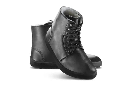 Be Lenka - Hiver 3.0 Noir - Bottines barefoot d'hiver