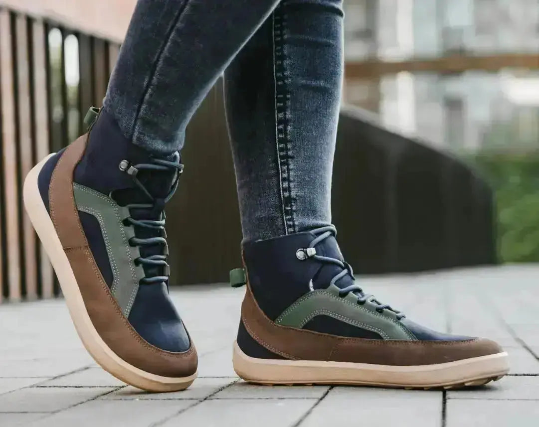 Be Lenka - York Marine, Marron et Beige - Bottines barefoot