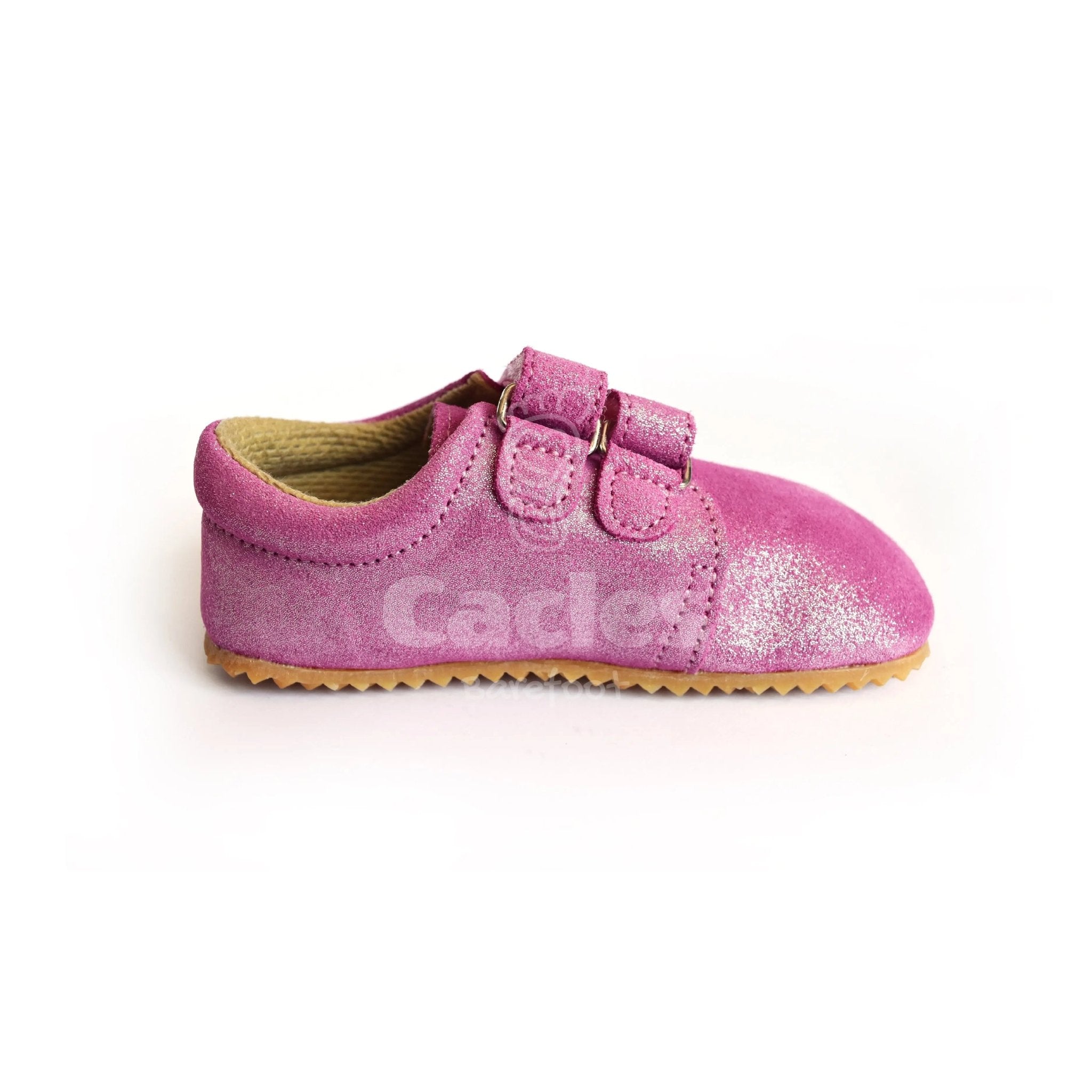 Beda - BF 060754/W/N Janette - Zapatos Respetuosos de Primeros Pasos rosas con brillo