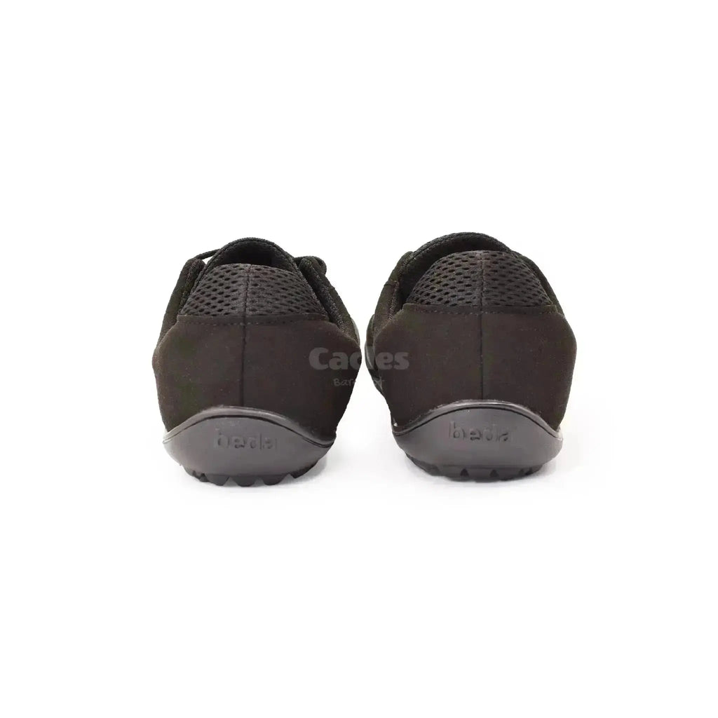 Beda - BF0002/SK black - Zapatillas Barefoot Veganas de Adulto Negras