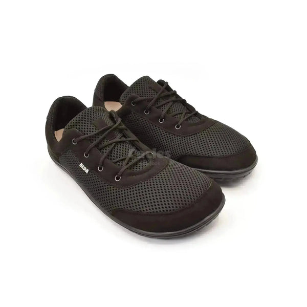 Beda - BF0002/SK black - Zapatillas Barefoot Veganas de Adulto Negras