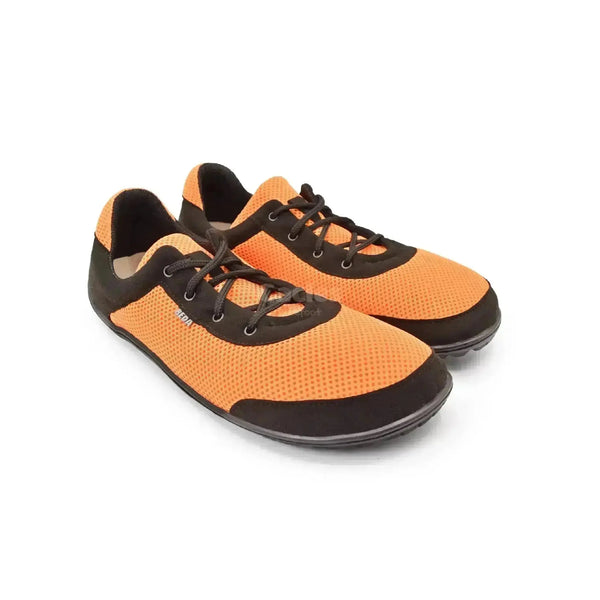 Beda - BF0002/SK black mandarine - Zapatillas Barefoot Veganas de Adulto Naranjas