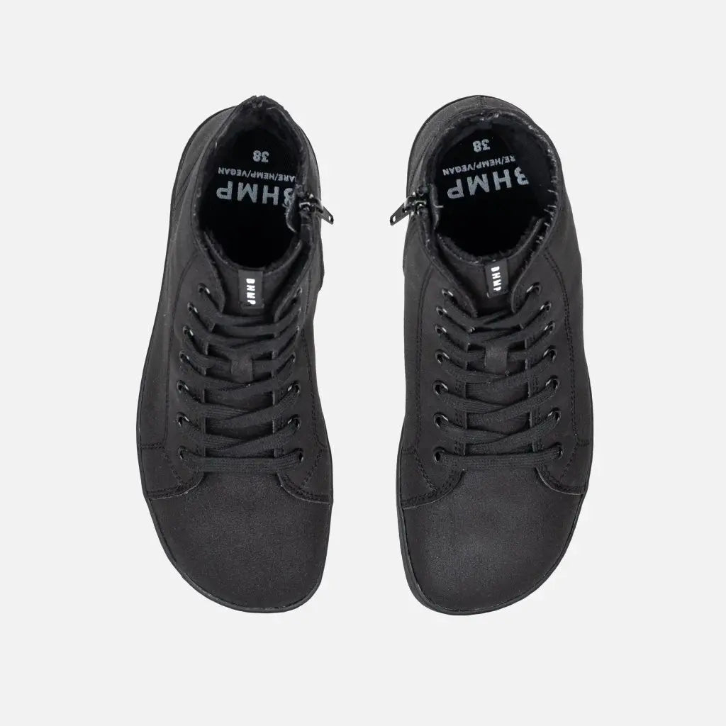 Bohempia - Alex Onyx - Botines barefoot con forro invernal